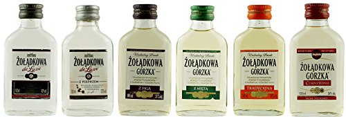 Geschenkset 6 x Żołądkowa Gorzka Minis in der Probiergröße | Polnischer Wodka | je 0,1 Liter Geschenkset 6 x Żołądkowa Gorzka Minis in der Probiergröße | Polnischer Wodka | je 0,1 Liter von Żołądkowa Gorzka