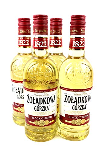 Zoladkowa Gorzka Black Cherry Wodka (4 x 0.5 l) von Zoladkowa Gorzka