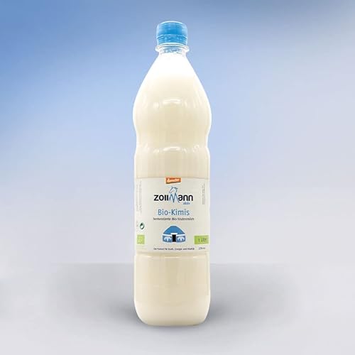 Bio-Kimis, fermentierte Bio-Stutenmilch (Kumys) von Zollmann, 1Liter Flasche, original Kumys, Airag von Zollmann