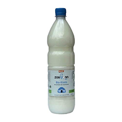 Bio-Kimis fermentierte Bio-Stutenmilch, 1 Liter, Kumys, Airag von Zollmann Stutenmilch