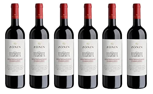 6x 0,75l - Zonin - Montepulciano d'Abruzzo D.O.P. - Abruzzen - Italien - Rotwein trocken von Zonin