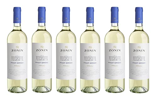 6x 0,75l - Zonin - Pinot Grigio - Friuli D.O.P. - Friaul - Italien - Weißwein trocken von Zonin