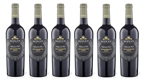 6x 0,75l - Zonin - Velluto - Appassimento - Veneto I.G.P. - Italien - Rotwein trocken von Zonin