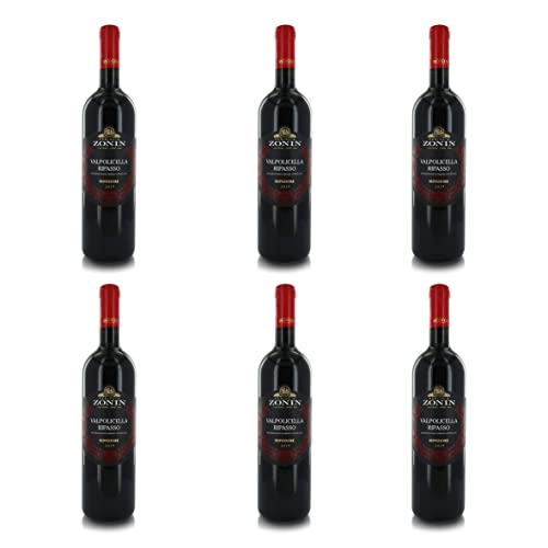 Zonin Italienischer Rotwein Valpolicella Ripasso Superiore DOC, 6 x 750 Ml von ZONIN