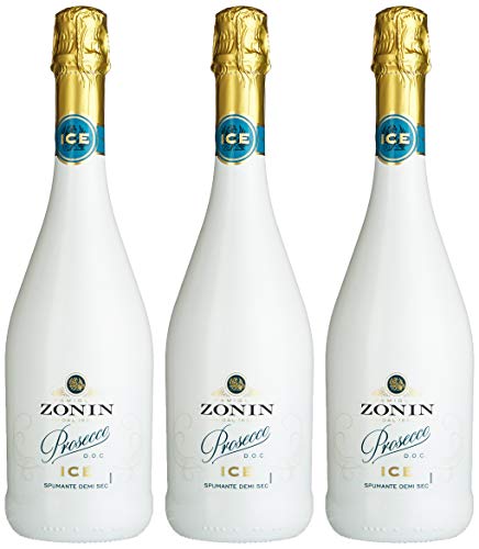 Zonin Prosecco Spumante Ice Glera Halbtrocken (3 x 0.75 l) von Zonin