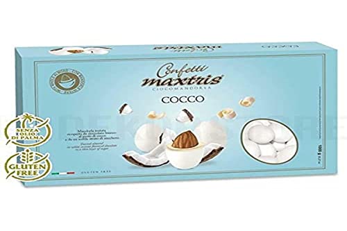 MAXTRIS | Italienische Mandel Konfetti | COCONUT | 1 Kg. von Confetti Maxtris