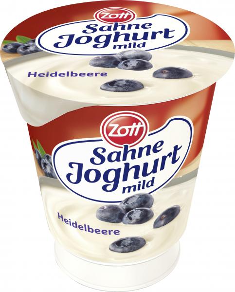 Zott Sahnejoghurt mild Heidelbeere von Zott