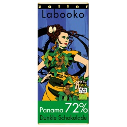 Bitterschokolade mit 72% Kakao aus Panama Bitterschokolade mit 72% Kakao aus Panama von Zotter