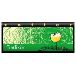 Dunkle Bergmilchschokolade mit Eierlikör, handgeschöpft Dunkle Bergmilchschokolade mit Eierlikör, handgeschöpft von Zotter