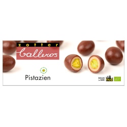 Pistazien in Mandelnougat von Zotter