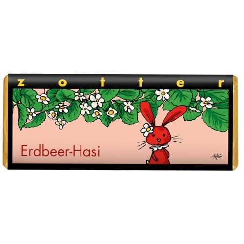 Zotter Erdbeer- Hasi, 70g (4) von Zotter