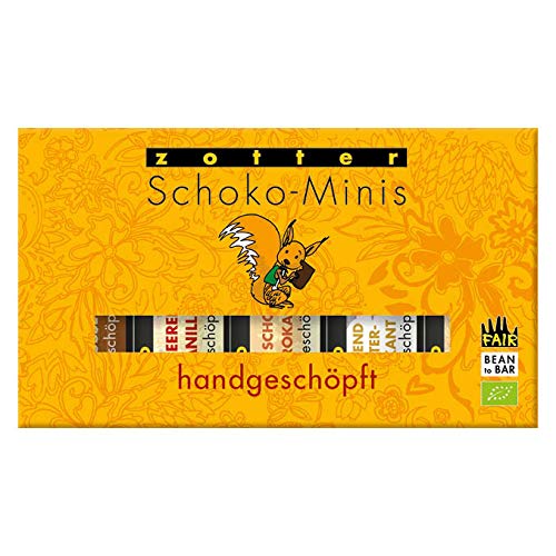 Zotter Handgeschöpfte Schoko-Minis - 5 x 20 g von Zotter