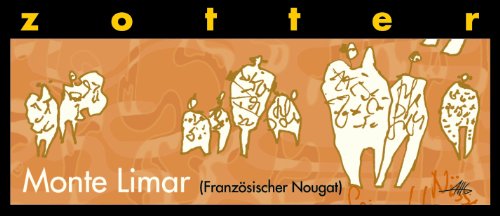 Zotter Monte Limar "Französischer Nougat", 2er Pack (2 x 70 g) - Bio von Zotter