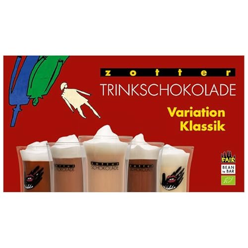 Zotter Trinkschokolade Variation Klassik 5 x 22 g von Zotter