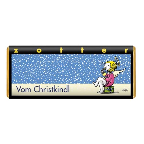 Zotter Vom Christkindl, Vanille+Crisp Schokolade, 70g (12) von Zotter