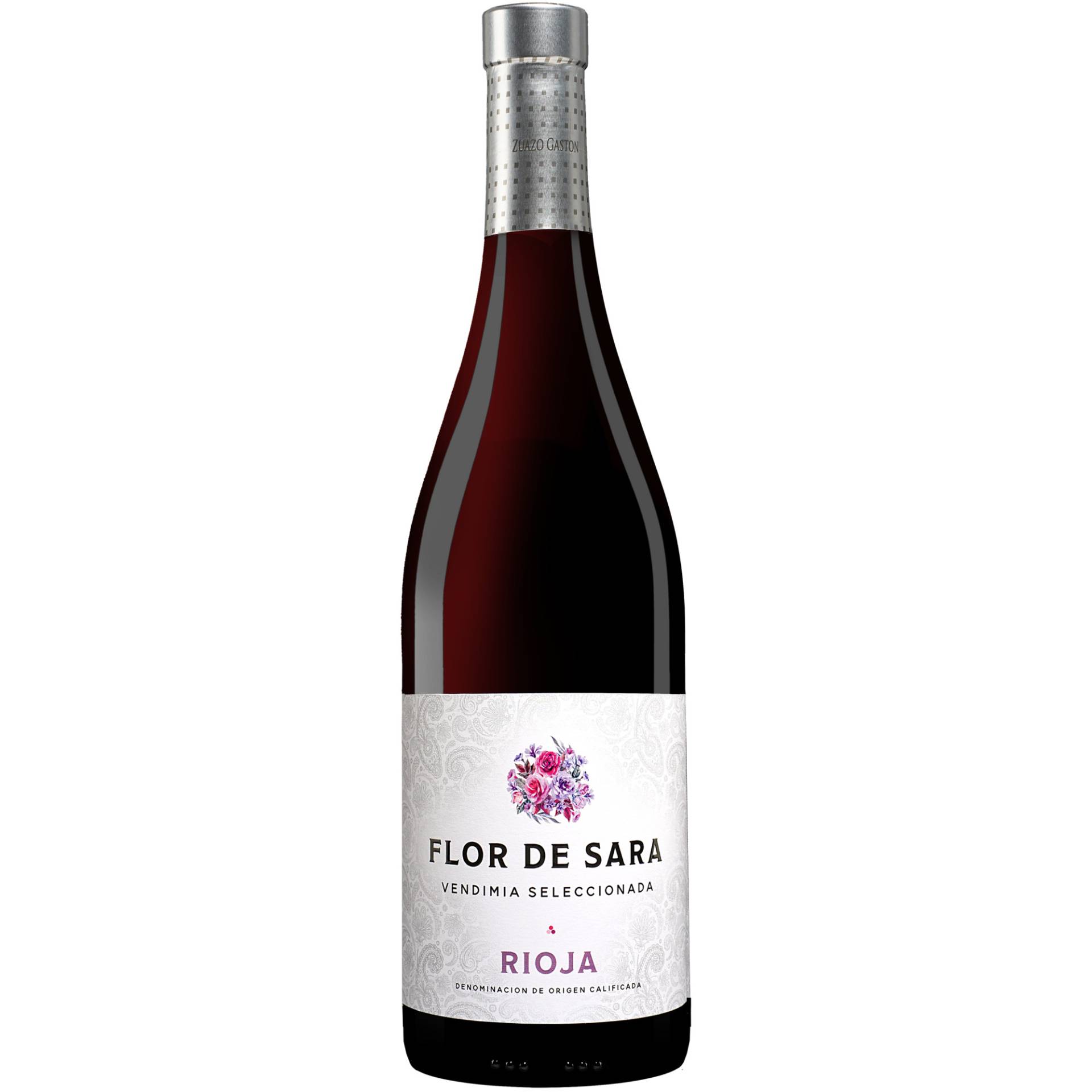 Flor de Sara Tinto Vendimia Seleccionada 2021  0.75L 14% Vol. Rotwein Trocken aus Spanien von Zuazo Gastón