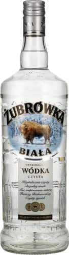 Zubrowka BIALA The Original Vodka 40% Volume 1l Wodka von Żubrówka