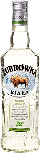 Żubrówka Weiß Minze | Sammlerstück | 0,5 Liter, 37,5% Alkoholgehalt von Żubrówka