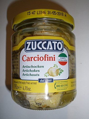 Zuccato Carciofini 190 g - Artischocken in Öl (1 x 190 g) von Zuccato
