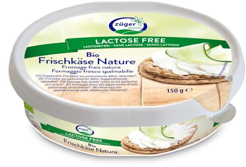 Züger Frischkäse AG Züger Bio Frischkäse Nature laktosefrei (6 x 150 gr) von Züger Frischkäse AG