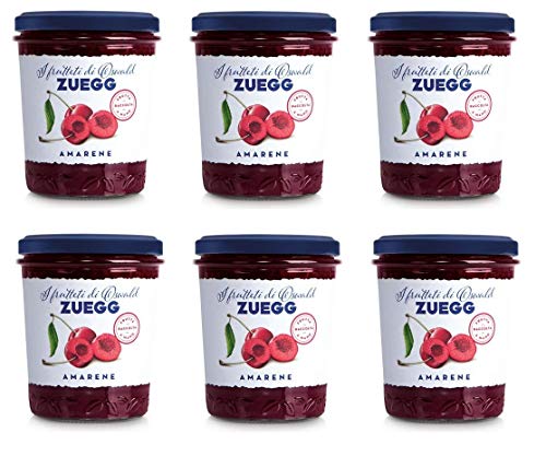 6x Zuegg Amarena Marmelade Schwarzkirsche Konfitüre Brotaufstriche Italien 320 g von Zuegg