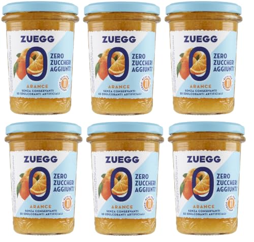 6x Zuegg Arance Marmelade Orangen Konfitüre 100% Frucht Italien 250g von Zuegg