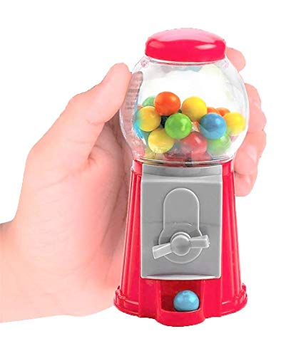 Kaugummiautomat (mit Gummierungen), klassisches Design, 12,7 cm, Rot von Zugar Land
