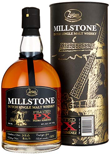 Zuidam Millstone Single Malt Whisky Peated PX Cask 0,7L von Zuidam