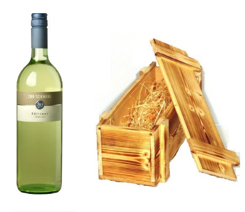 Zur Schwane Silvaner Qba trocken Weißwein 2012 12% 1,0l Fl. in Holzkiste von Zur Schwane