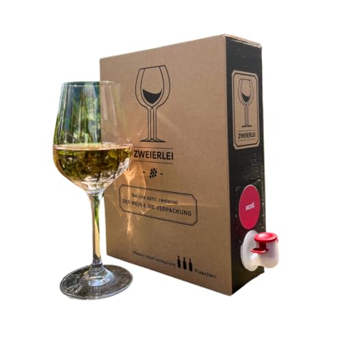Zweierlei Wein Spätburgunder Rosé trocken Bag-in-Box (BiB) von Zweierlei Wein