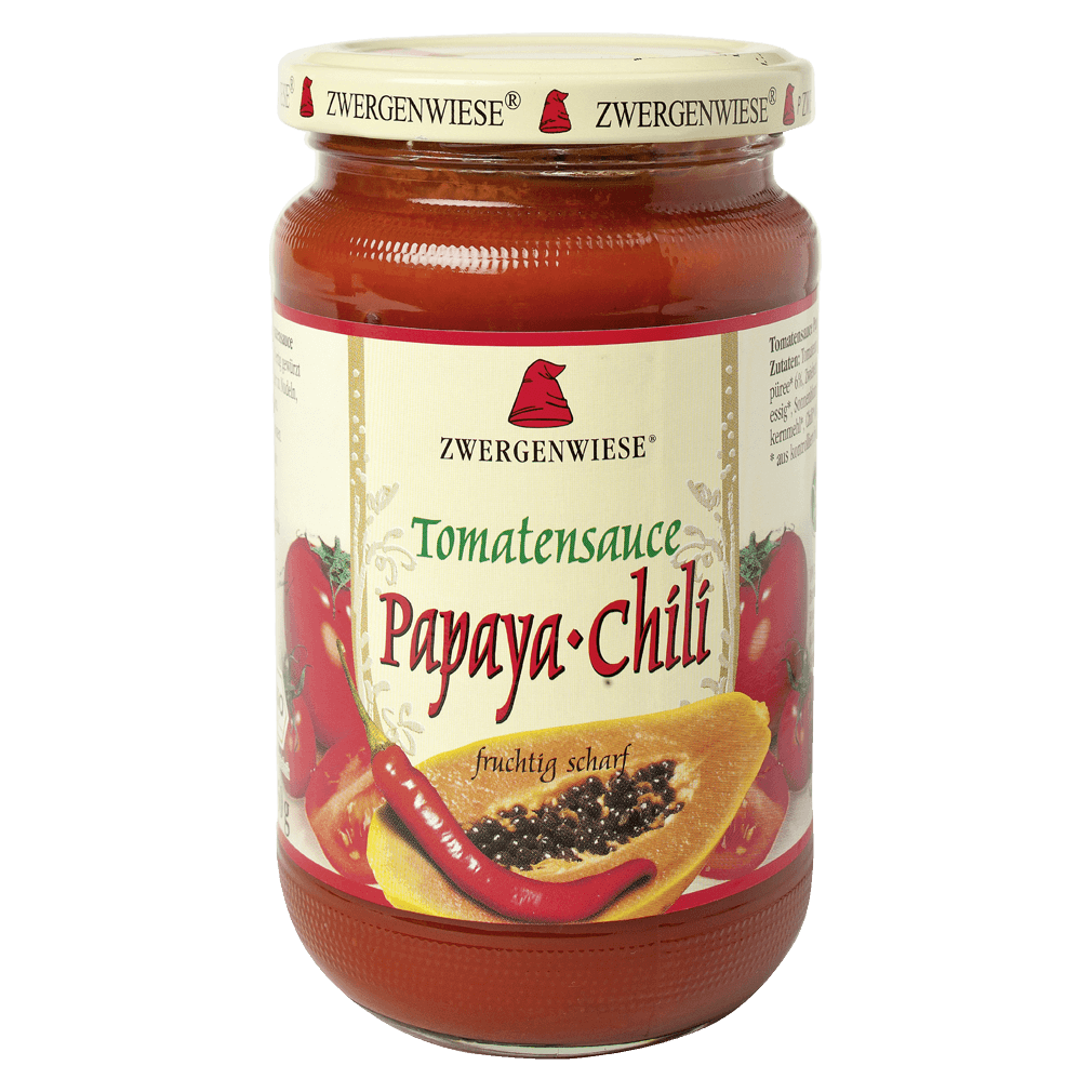 Bio Tomatensauce Papaya-Chili Bio Tomatensauce Papaya-Chili von Zwergenwiese