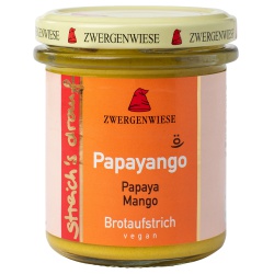 Papaya-Mango-Brotaufstrich Papayango von Zwergenwiese