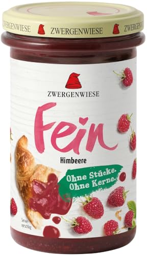 ZWERGENWIESE Fein Fruchtaufstrich, Bio Himbeere, 280g (2er Pack) von Zwergenwiese