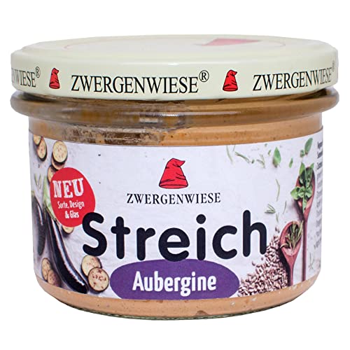 Zwergenwiese Auberginen-Streich (180 g) - Bio von Zwergenwiese