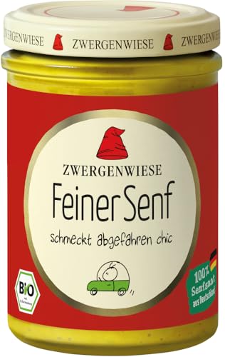 Zwergenwiese Bio Feiner Senf (6 x 160 ml) von Zwergenwiese