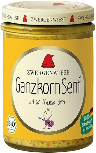 Zwergenwiese Bio Ganzkorn Senf (6 x 160 ml) von Zwergenwiese