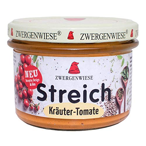 Kräuter Tomate Streich 6 x 180 gr von Zwergenwiese