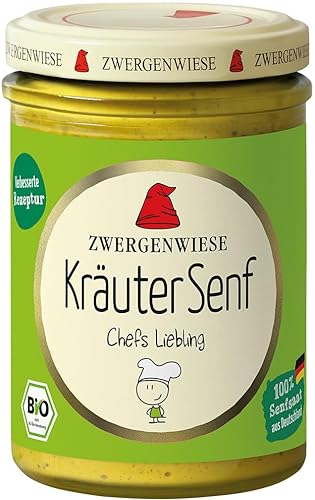 Zwergenwiese Bio Kräuter Senf (6 x 160 ml) von Zwergenwiese