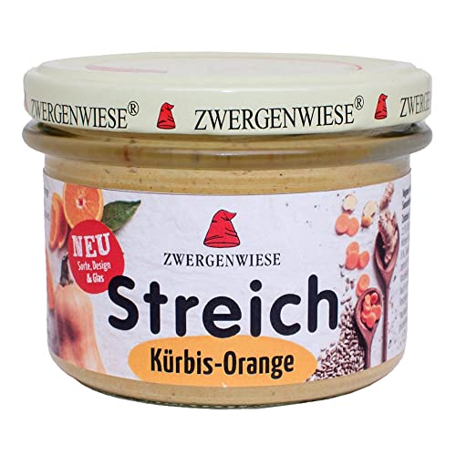 Zwergenwiese Bio Kürbis Orange Streich (6 x 180 gr) von Zwergenwiese