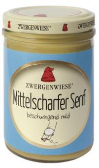 Zwergenwiese Bio Mittelscharfer Senf (2 x 160 ml) von Zwergenwiese
