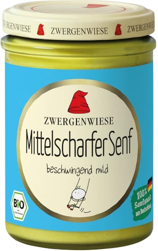 Zwergenwiese Bio Mittelscharfer Senf (2 x 160 ml) von Zwergenwiese