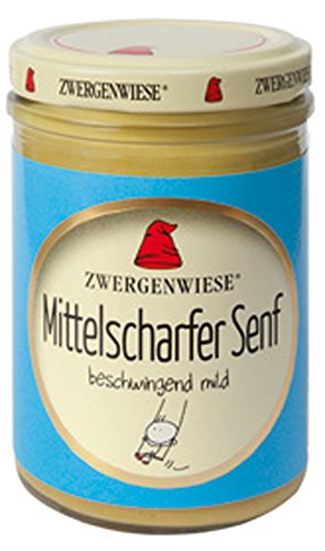 Zwergenwiese Bio Mittelscharfer Senf (6 x 160 ml) von Zwergenwiese