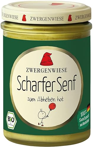 Zwergenwiese Bio Scharfer Senf (2 x 160 ml) von Zwergenwiese