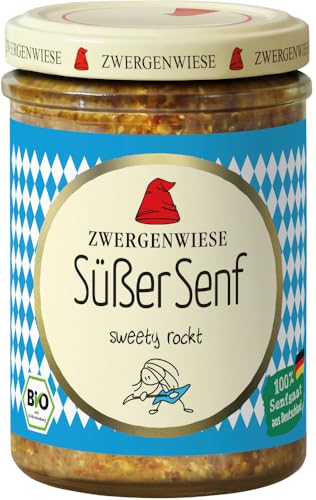 Zwergenwiese Bio Süßer Senf (2 x 160 ml) von Zwergenwiese