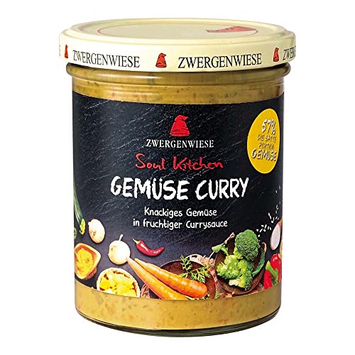 Zwergenwiese Bio Soul Kitchen Gemüse Curry (6 x 370 gr) von Zwergenwiese