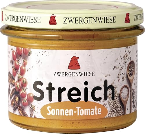 Zwergenwiese Bio Streich Aufstrich Sonnen-Tomate, 6 x 180g Zwergenwiese Bio Streich Aufstrich Sonnen-Tomate, 6 x 180g von Zwergenwiese