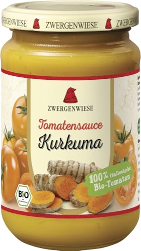 Zwergenwiese Bio Tomatensauce Kurkuma (1 x 340 ml) von Zwergenwiese