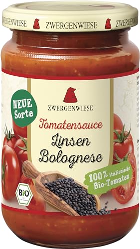 Zwergenwiese Bio Tomatensauce Linsen Bolognese (1 x 340 ml) von Zwergenwiese