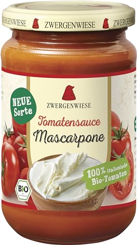 Zwergenwiese Bio Tomatensauce Mascarpone (1 x 340 ml) von Zwergenwiese