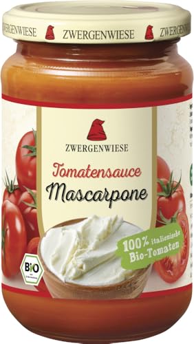 Zwergenwiese Bio Tomatensauce Mascarpone (1 x 340 ml) von Zwergenwiese